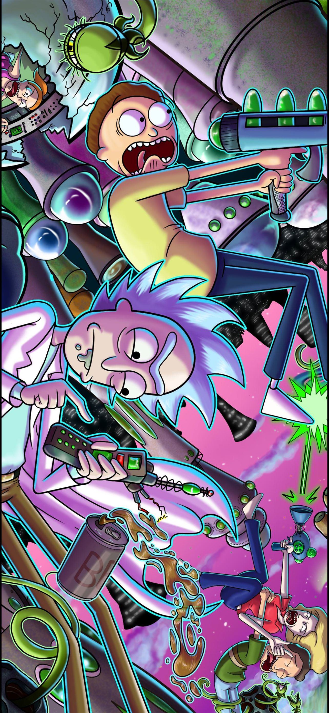 Rick And Morty Phone Wallpapers