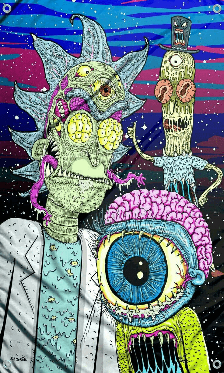 Rick And Morty Psychedelic Wallpapers