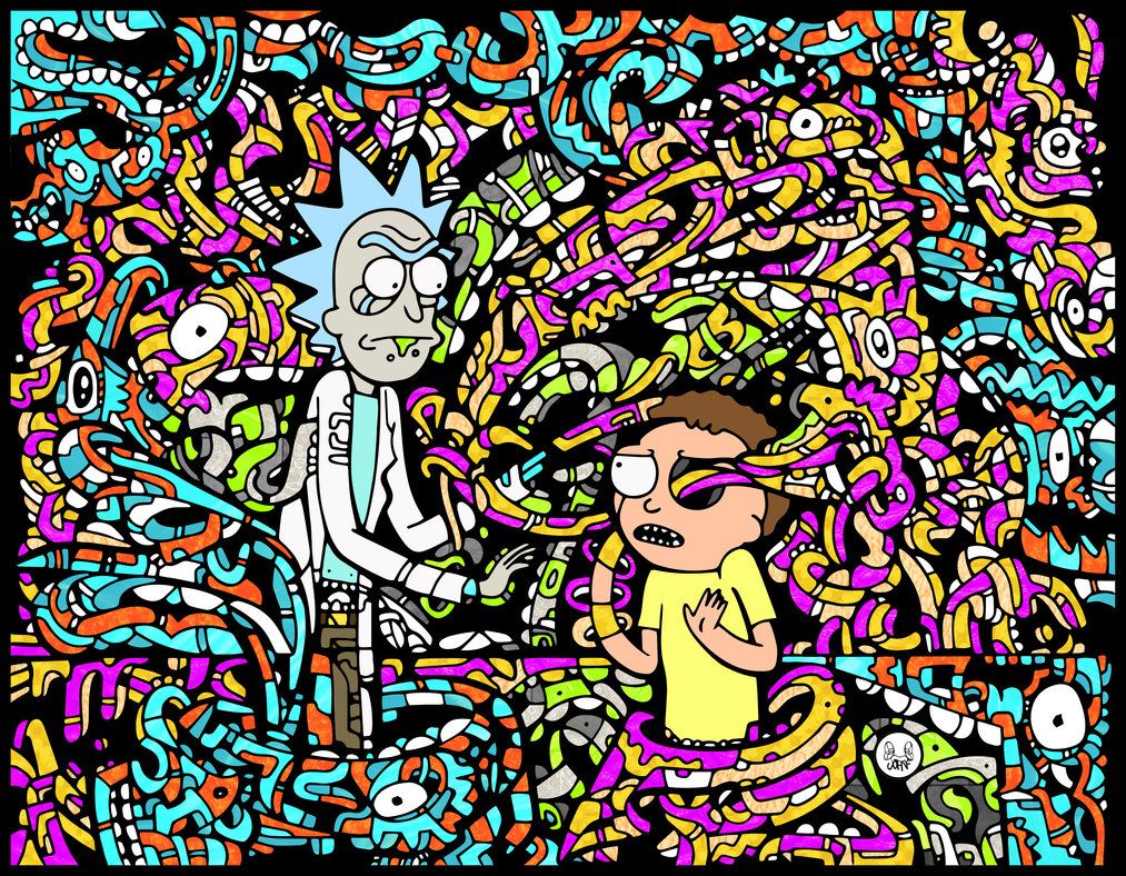 Rick And Morty Psychedelic Wallpapers