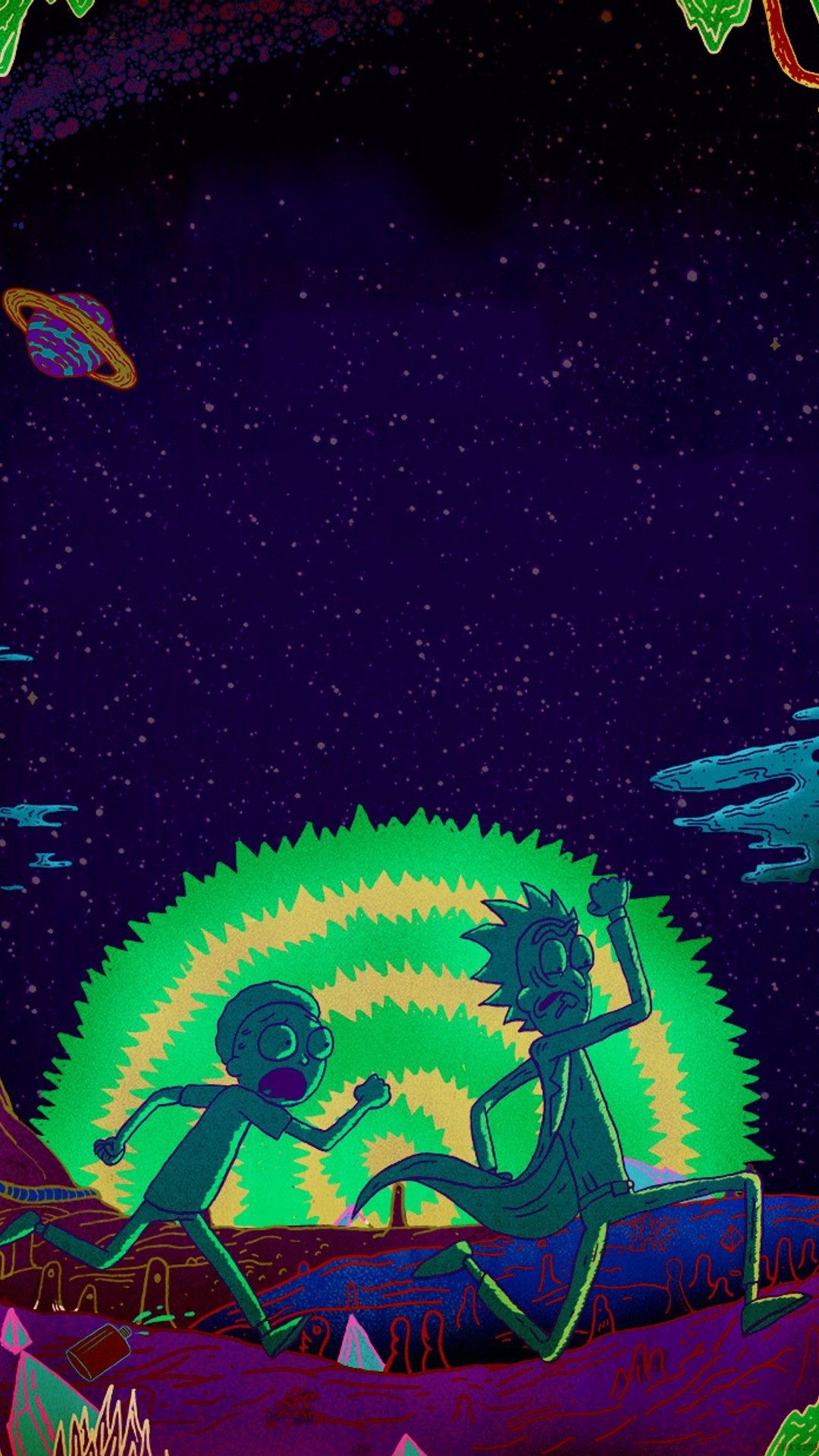 Rick And Morty Psychedelic Wallpapers