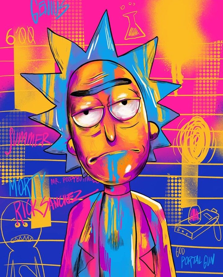 Rick And Morty Psychedelic Wallpapers