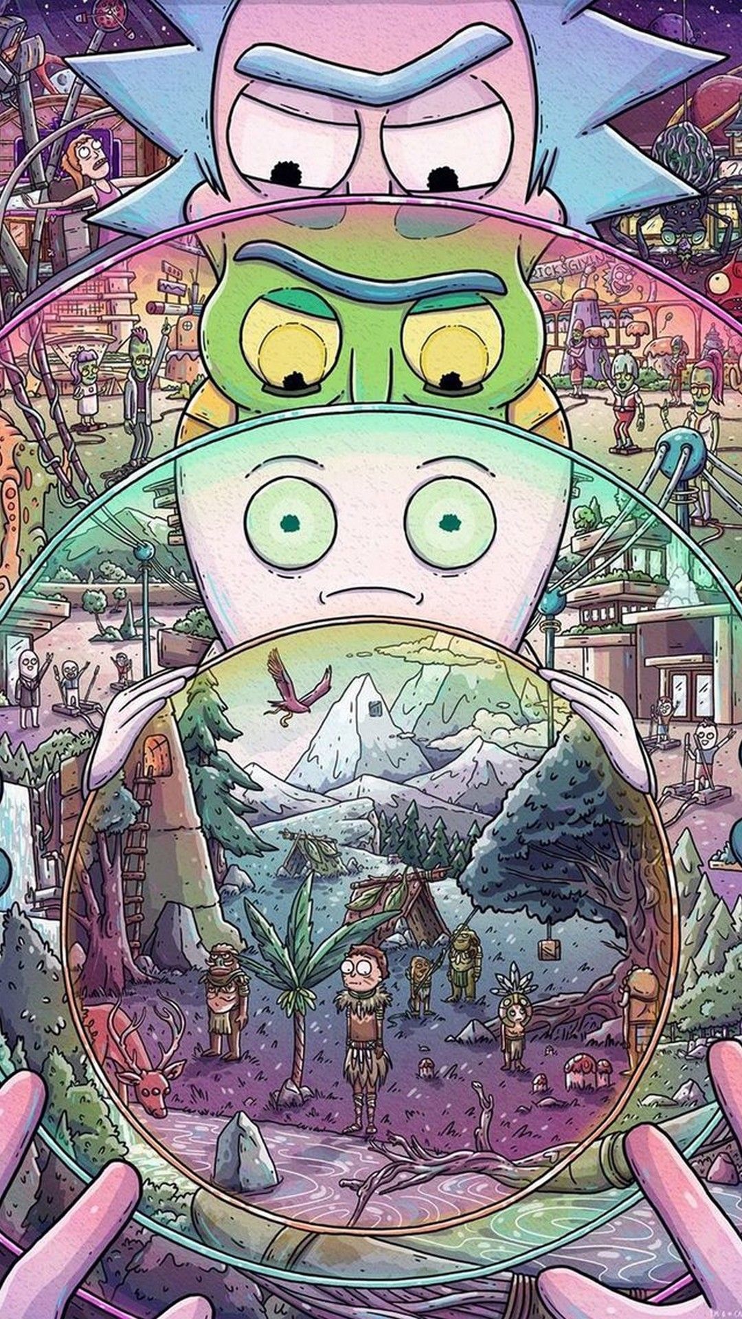 Rick And Morty Psychedelic Wallpapers