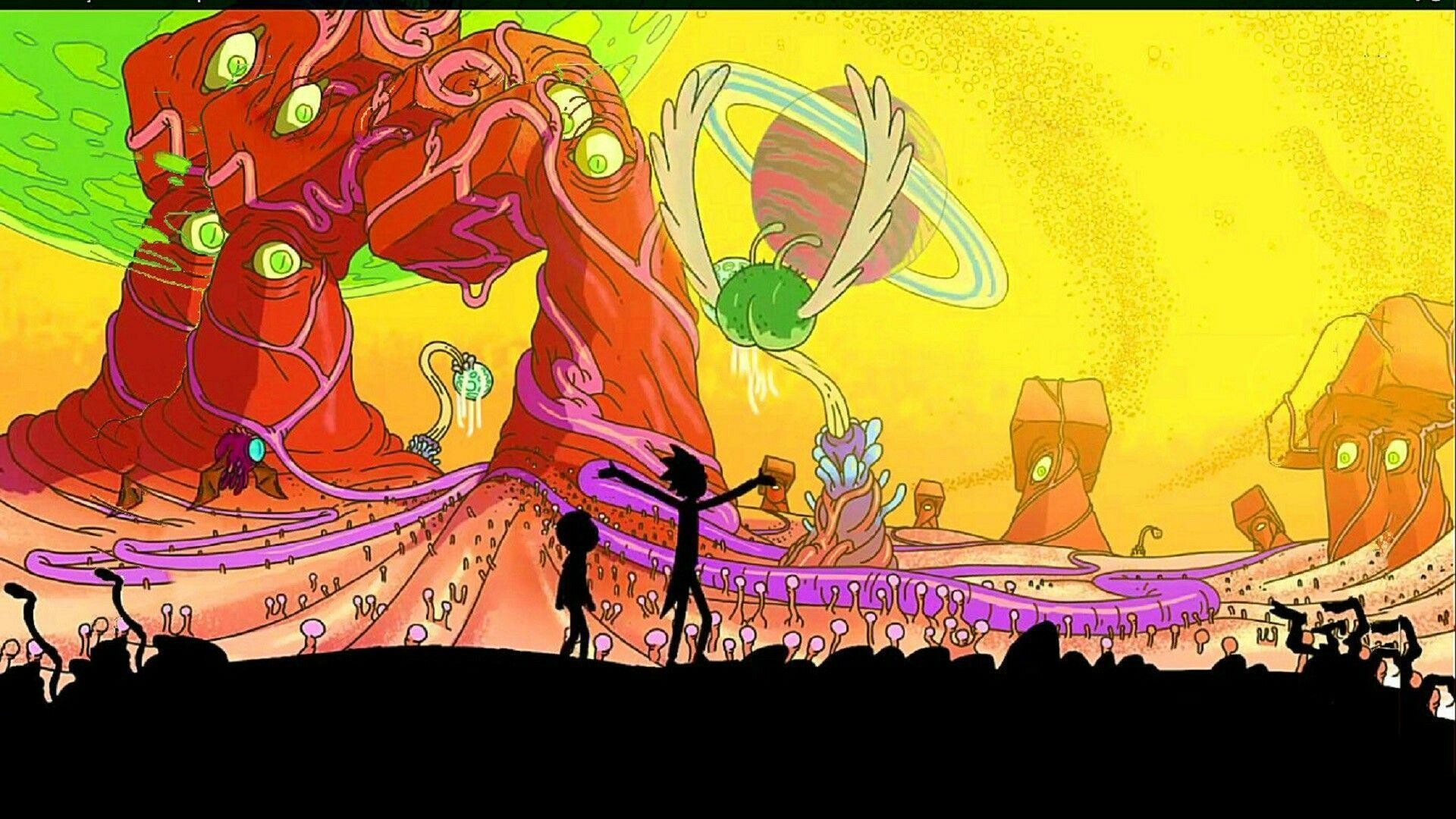 Rick And Morty Psychedelic Wallpapers