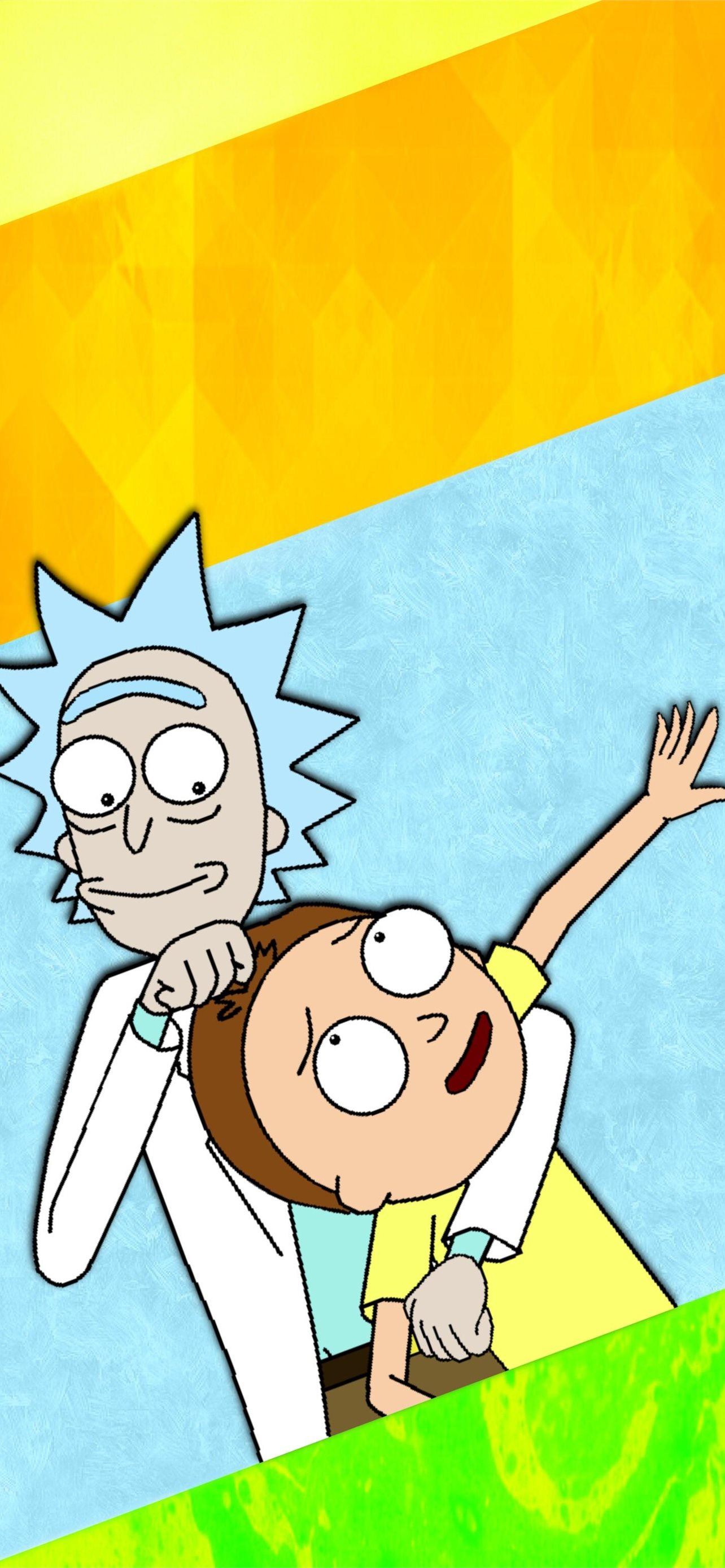 Rick And Morty Retro Wallpapers