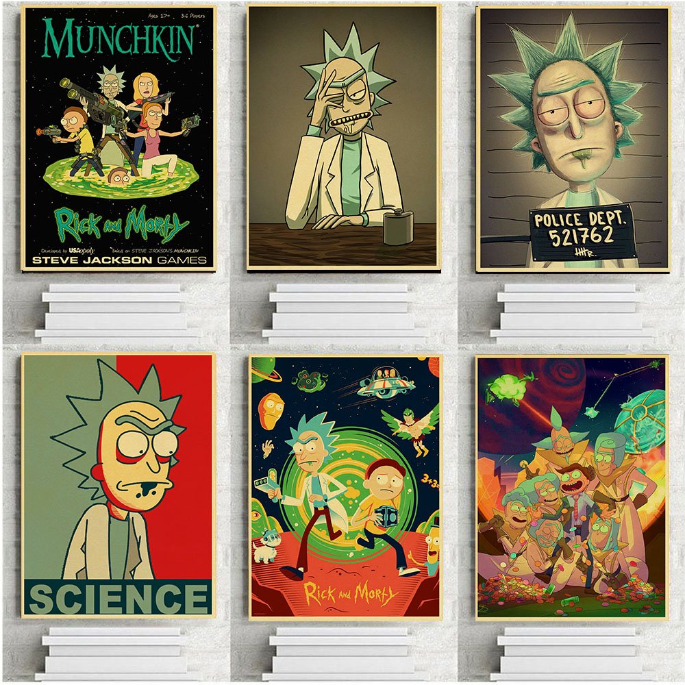 Rick And Morty Retro Wallpapers