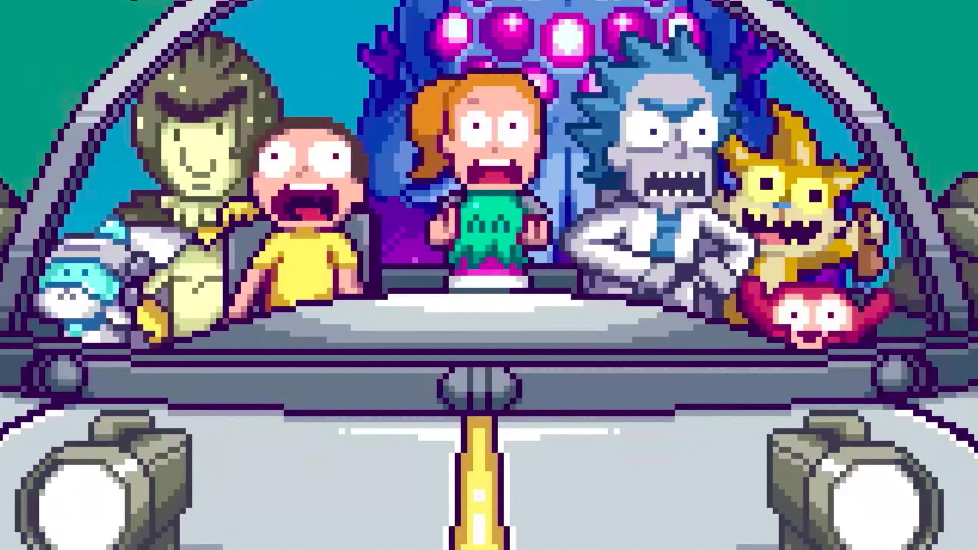 Rick And Morty Retro Wallpapers