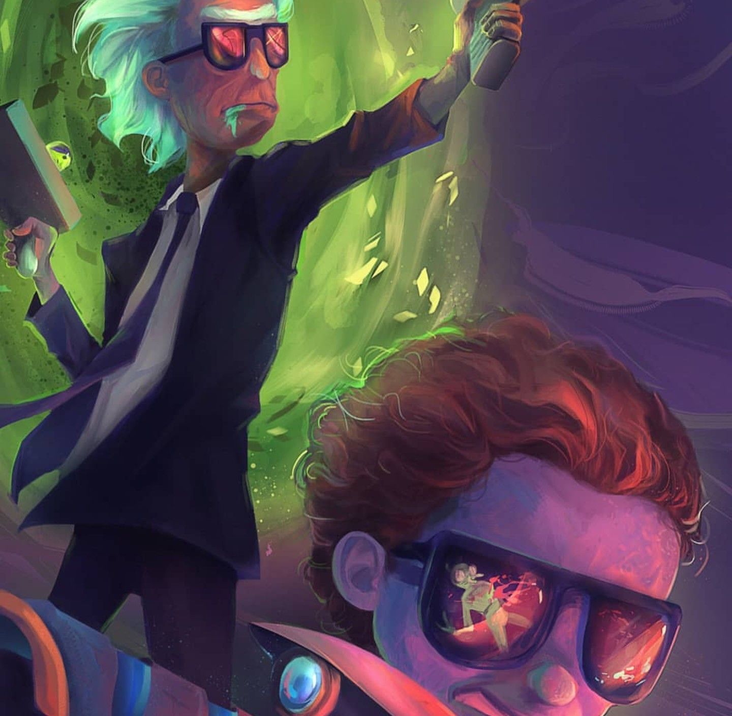 Rick And Morty Run The Jewels Art Wallpapers