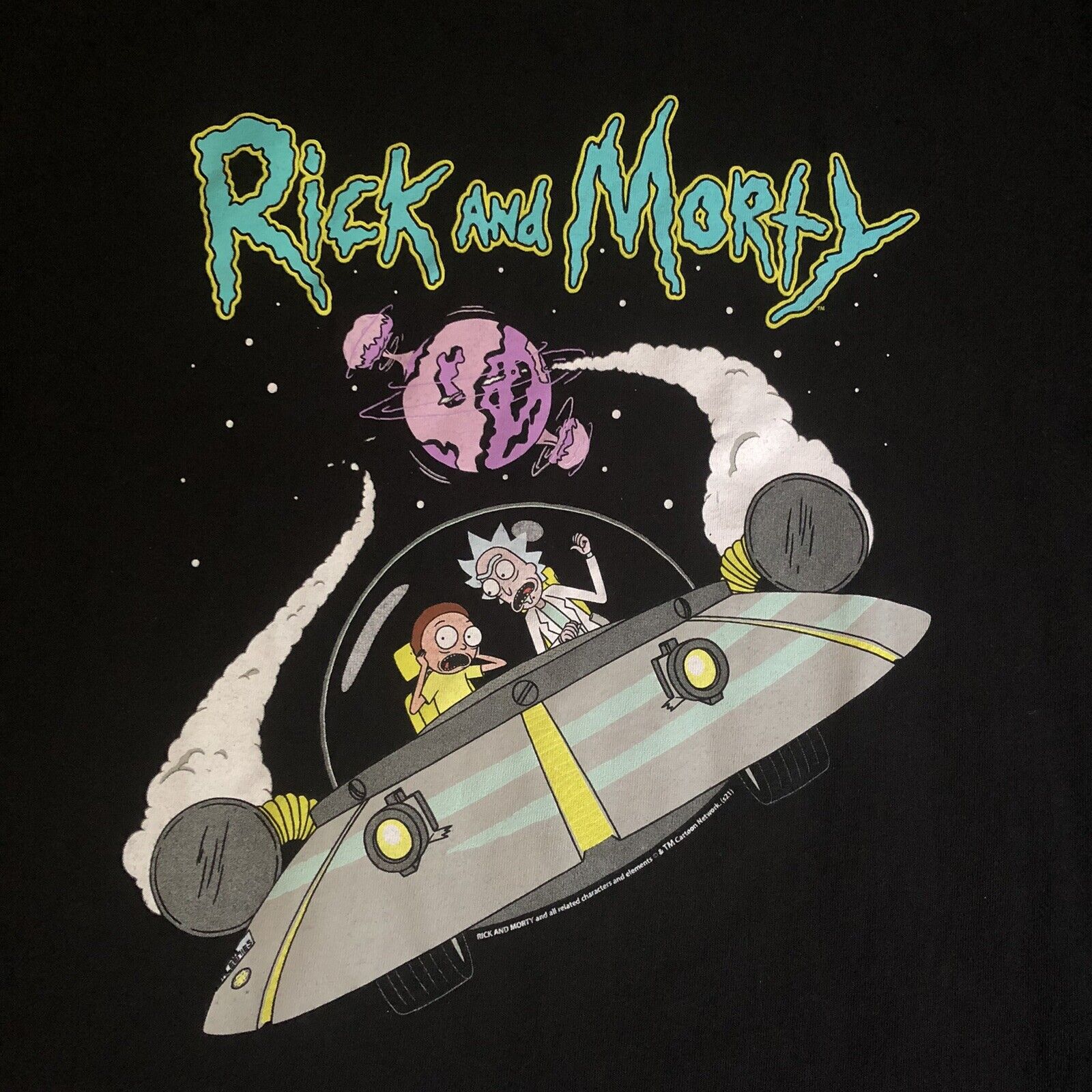 Rick And Morty Trippy Spaceship Wallpapers