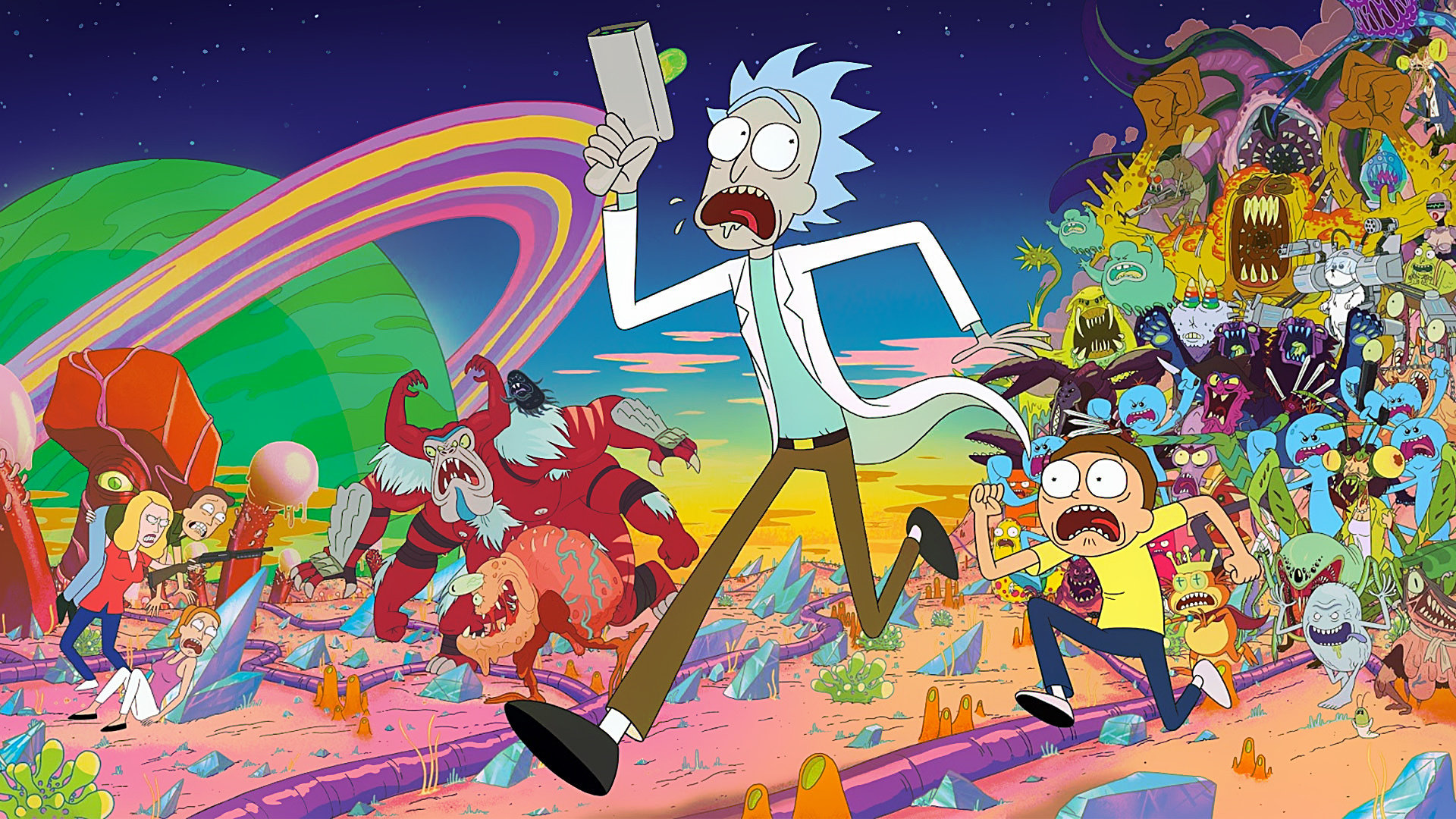 Rick And Morty Weed Wallpapers