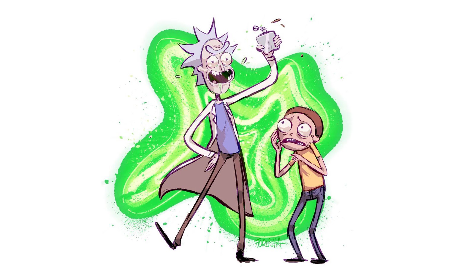 Rick And Morty Weed Wallpapers