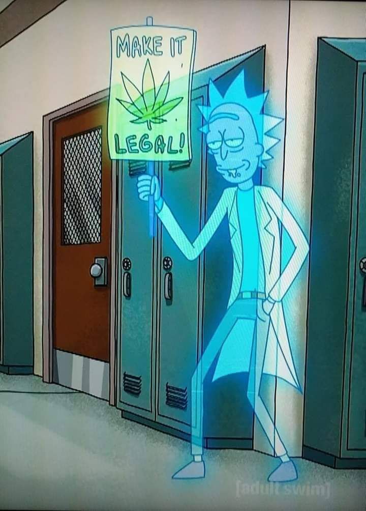 Rick And Morty Weed Wallpapers