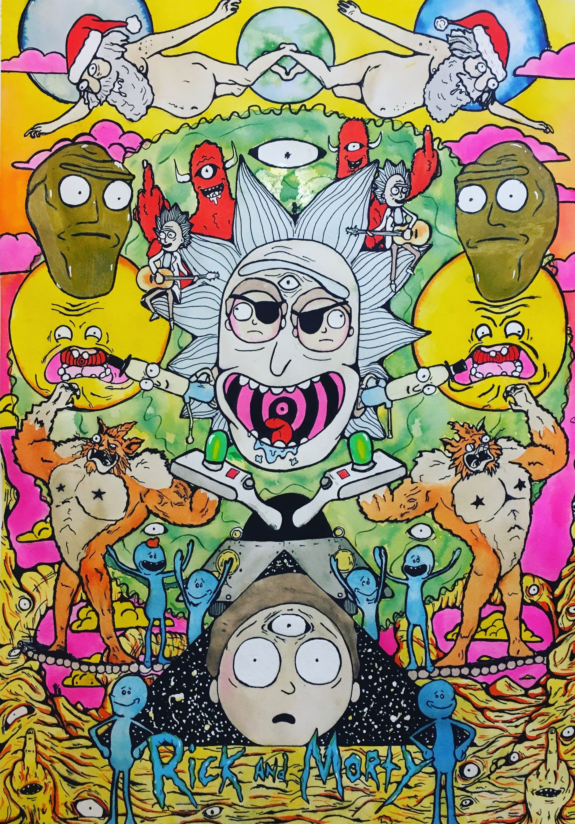 Rick And Morty Weed Wallpapers