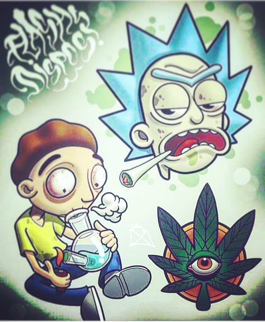 Rick And Morty Weed Wallpapers