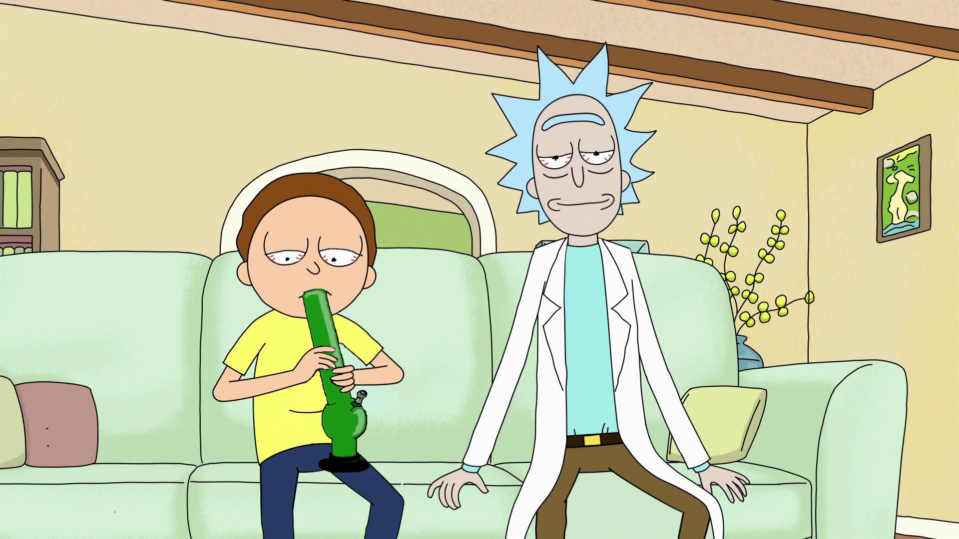 Rick And Morty Weed Wallpapers