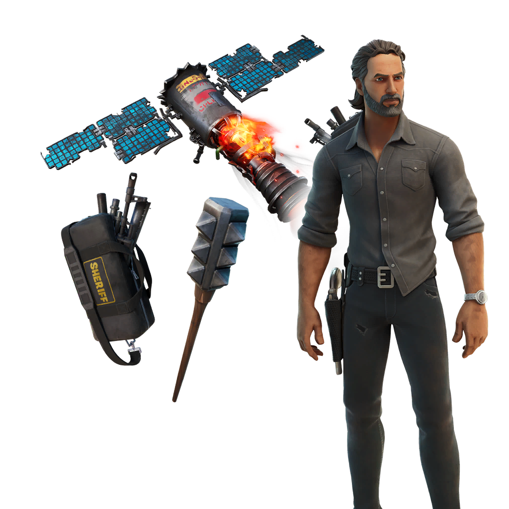 Rick Grimes Fortnite Wallpapers