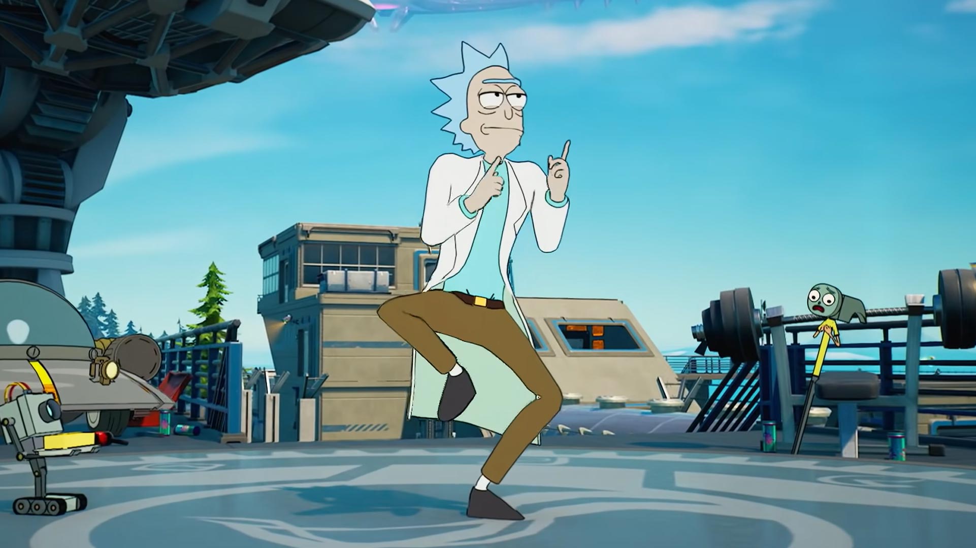 Rick Sanchez Fortnite Wallpapers