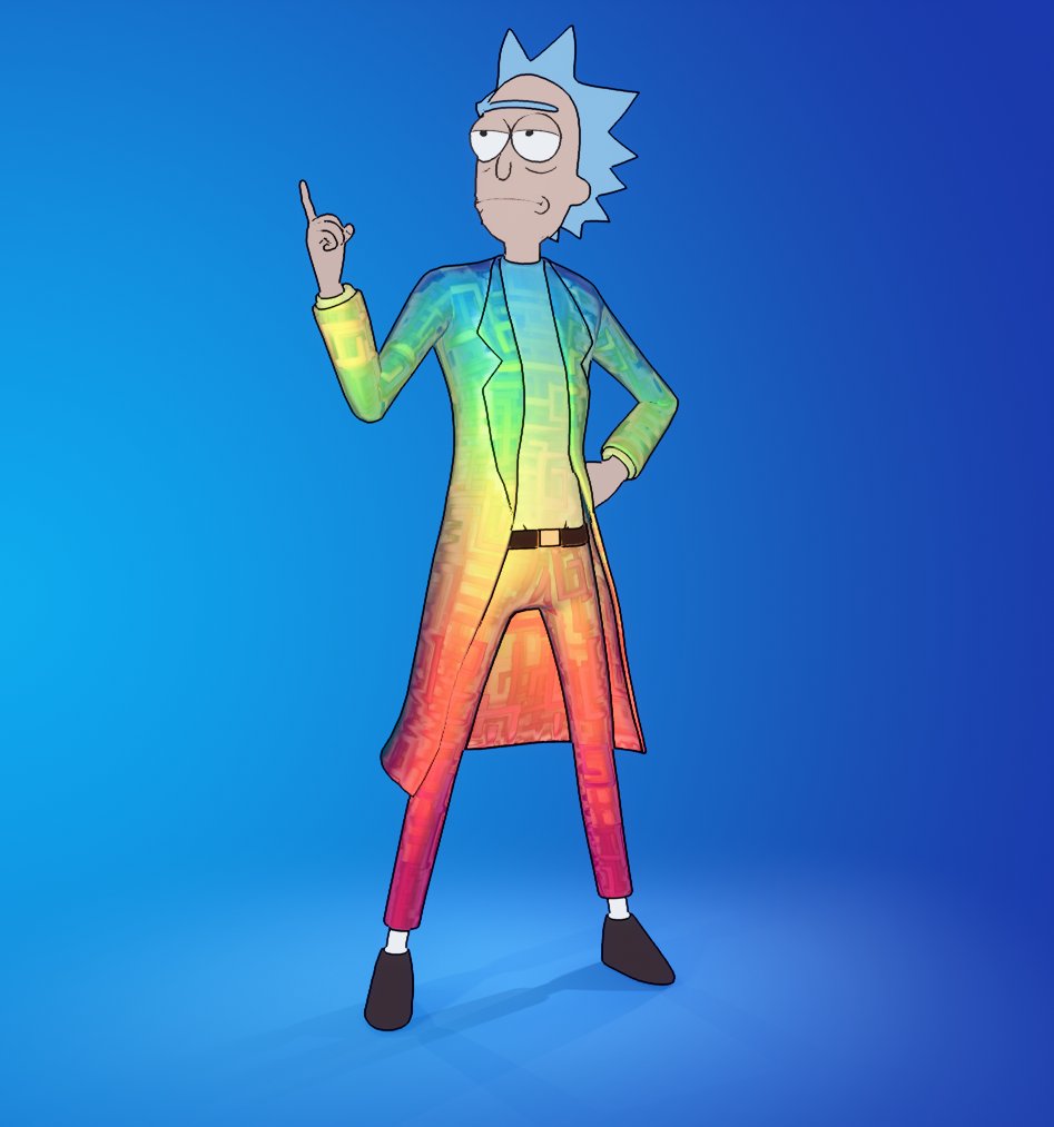 Rick Sanchez Fortnite Wallpapers