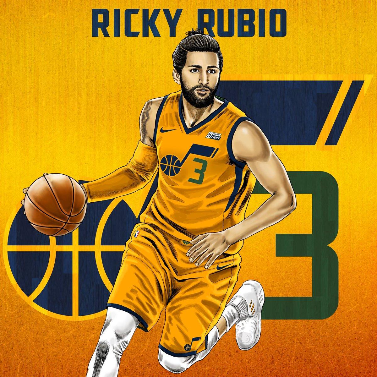 Ricky Rubio Utah Jazz Wallpapers