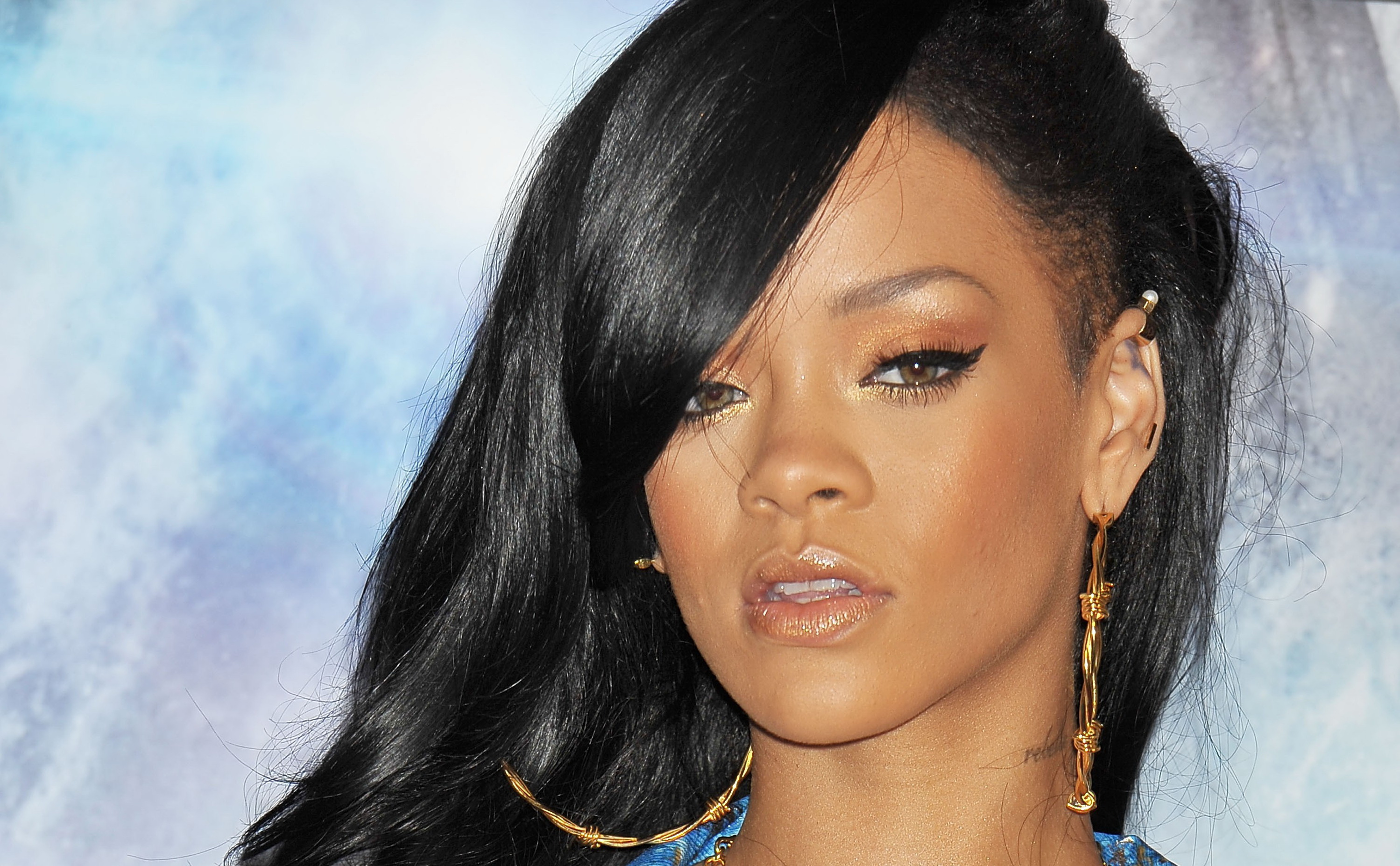 rihanna, face, singer Wallpapers