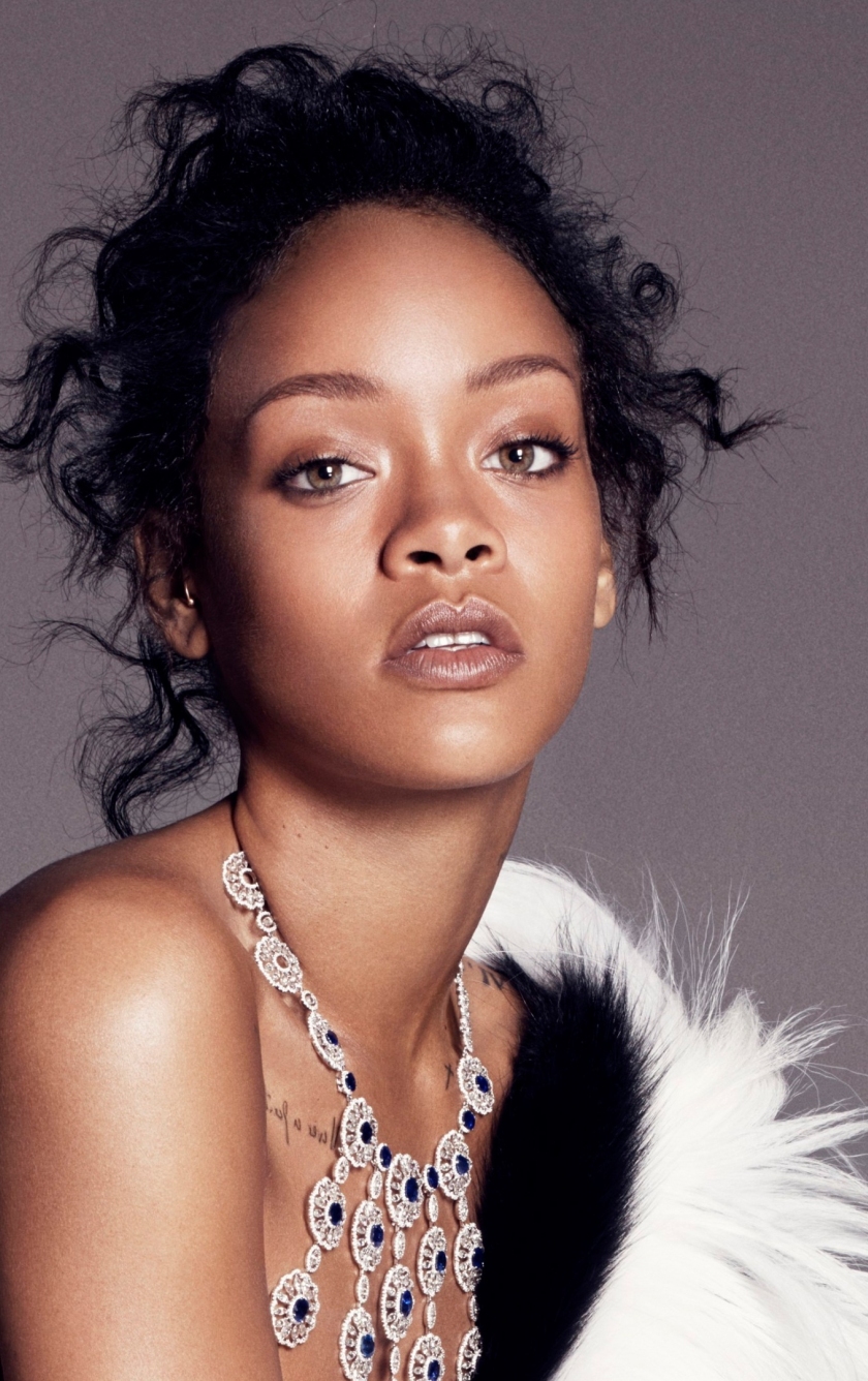 rihanna, face, singer Wallpapers