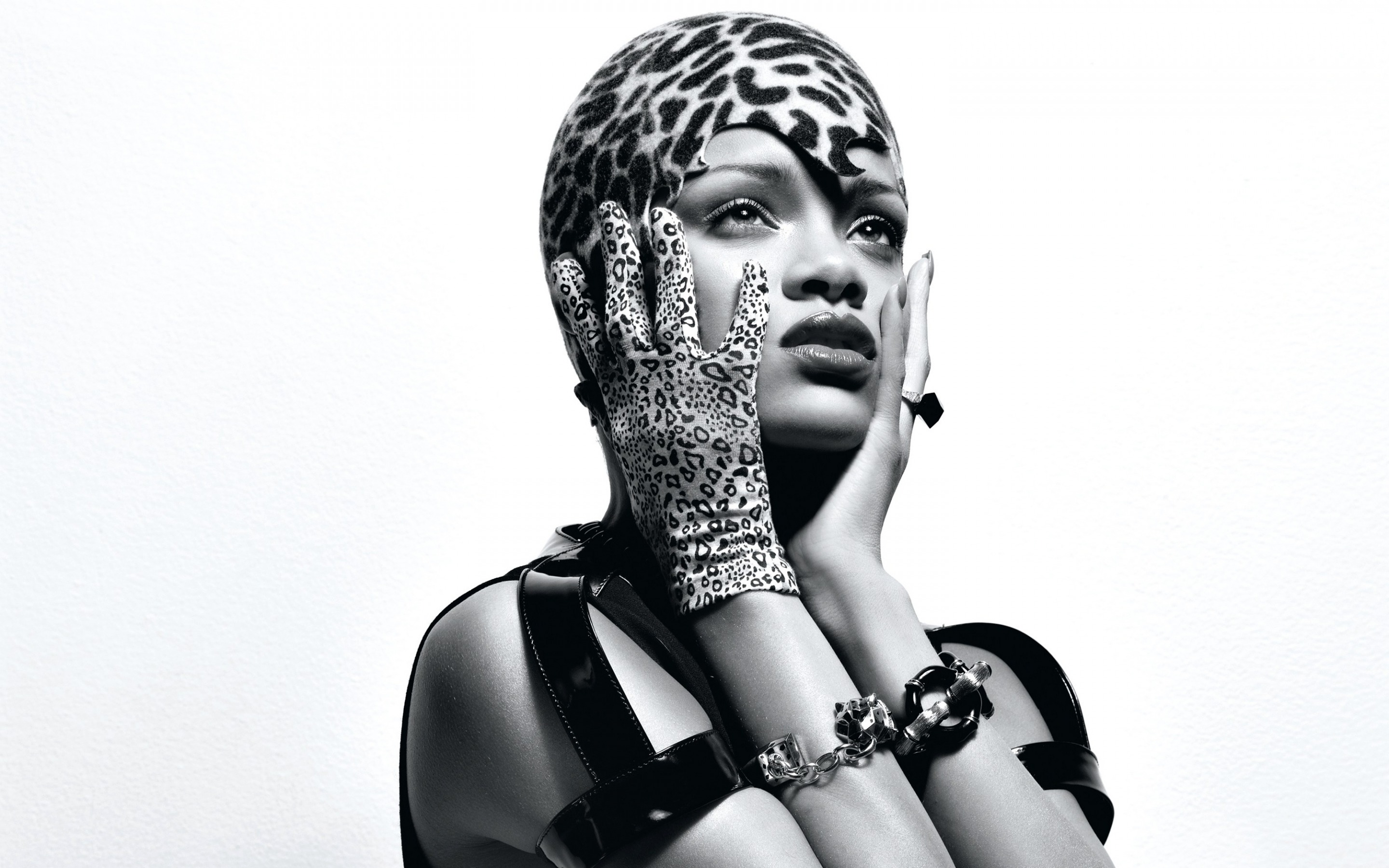 rihanna, face, singer Wallpapers