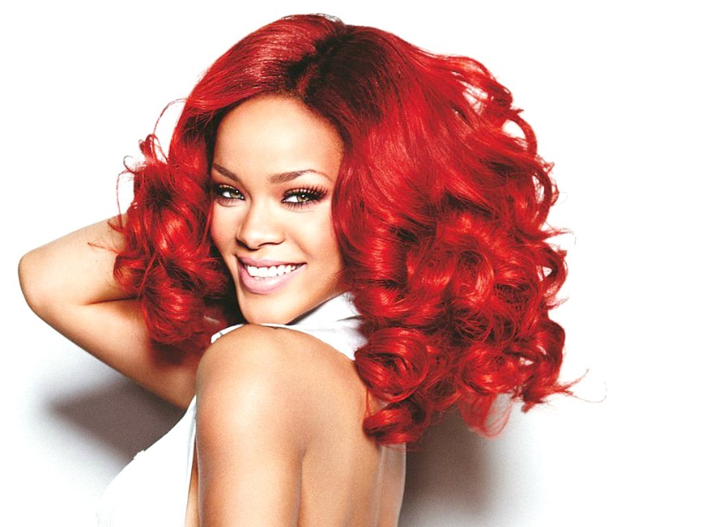 Rihanna White Background