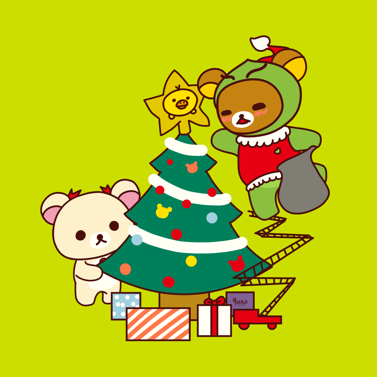 Rilakkuma Christmas Wallpapers