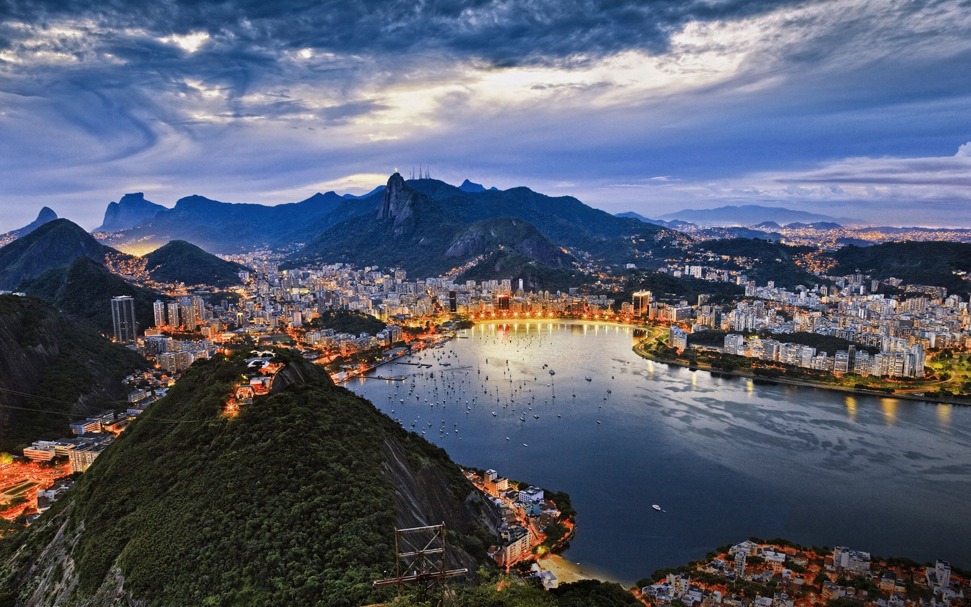 Rio De Janeiro Cityscape Artwork Wallpapers