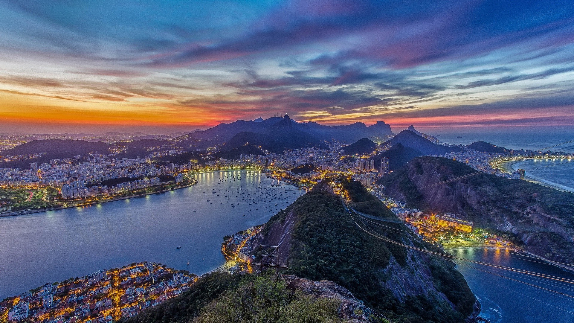 Rio De Janeiro Cityscape Artwork Wallpapers