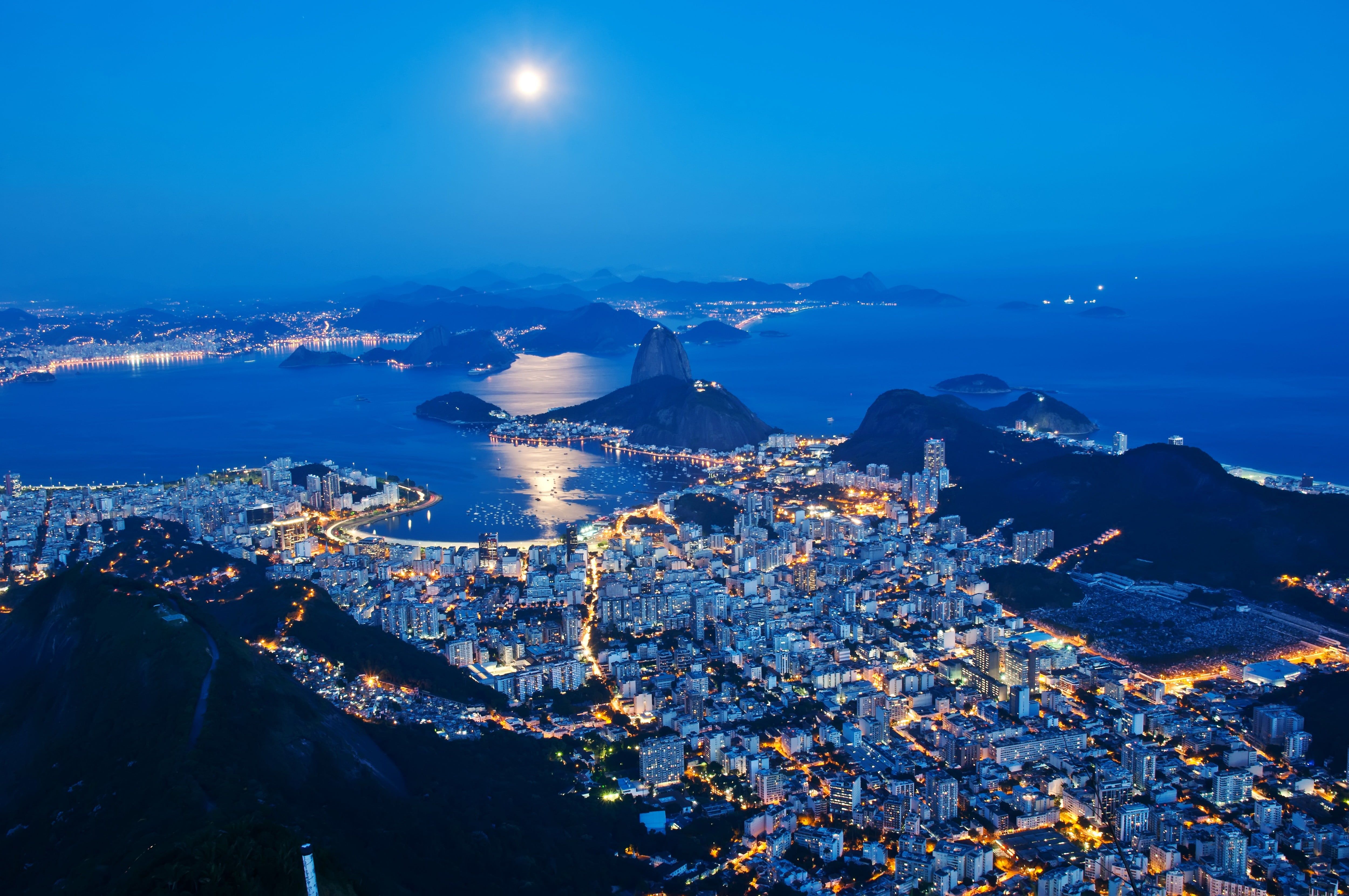 Rio De Janeiro Nightscape Wallpapers