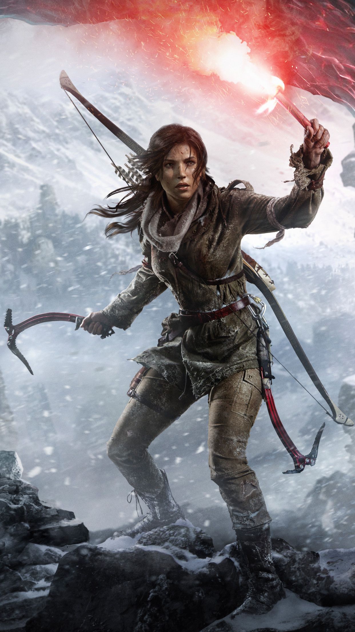 Rise Of The Tomb Raider Iphone Wallpapers