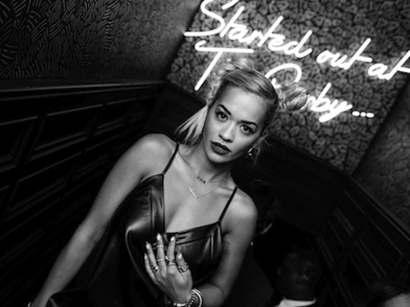 Rita Ora Monochrome Wallpapers