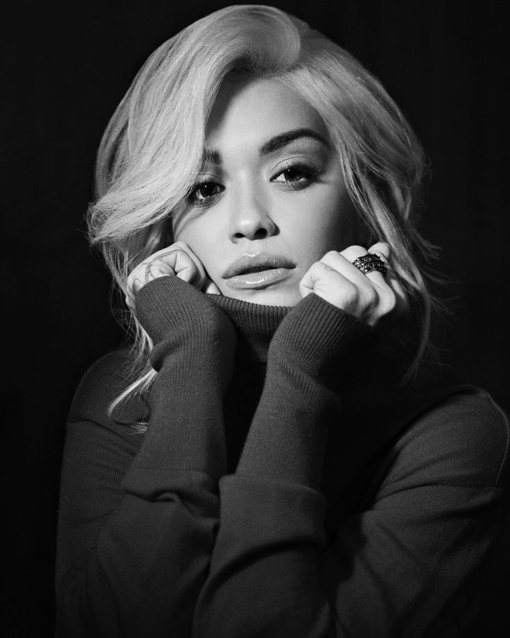 Rita Ora Monochrome Wallpapers