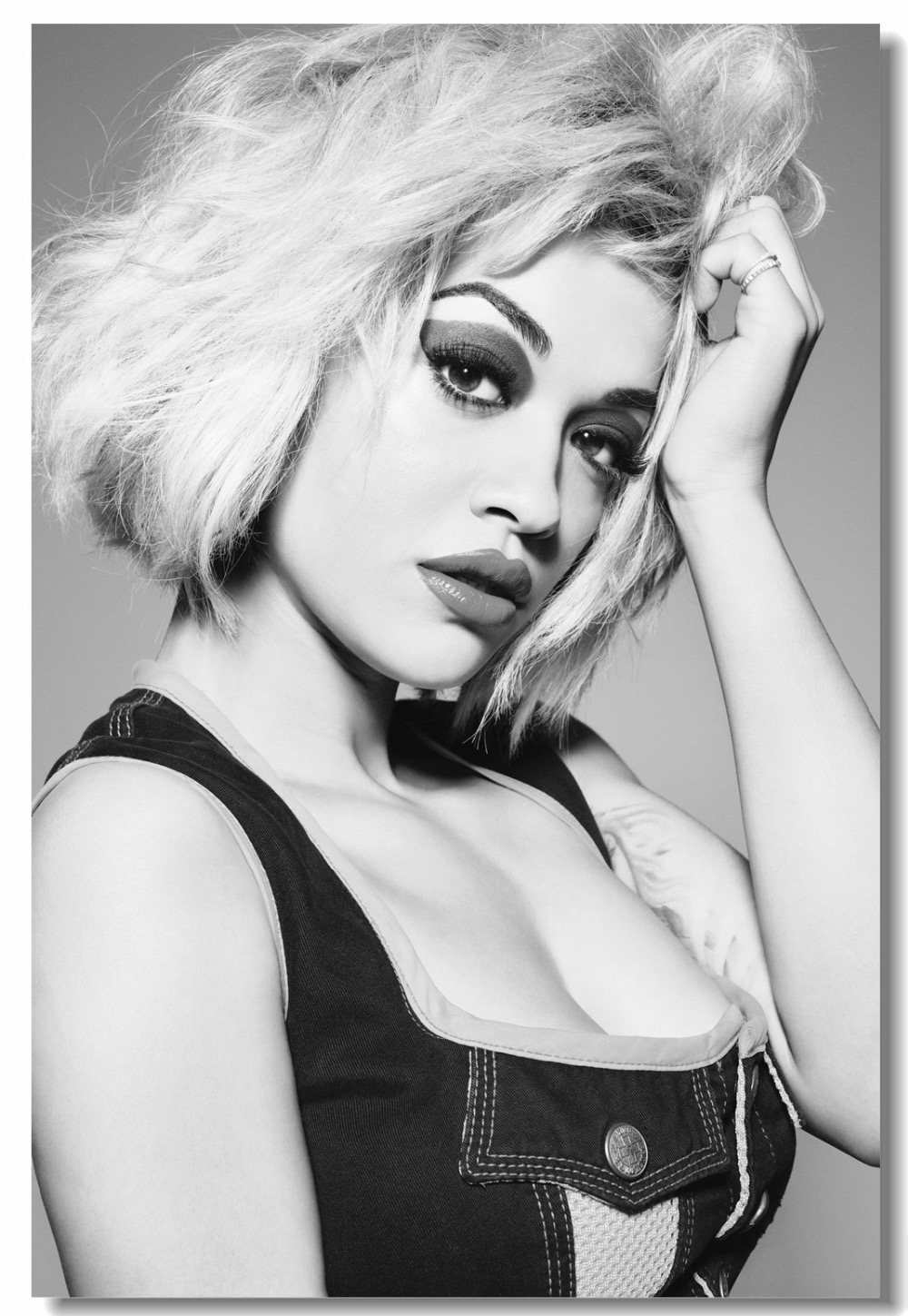 Rita Ora Monochrome Wallpapers