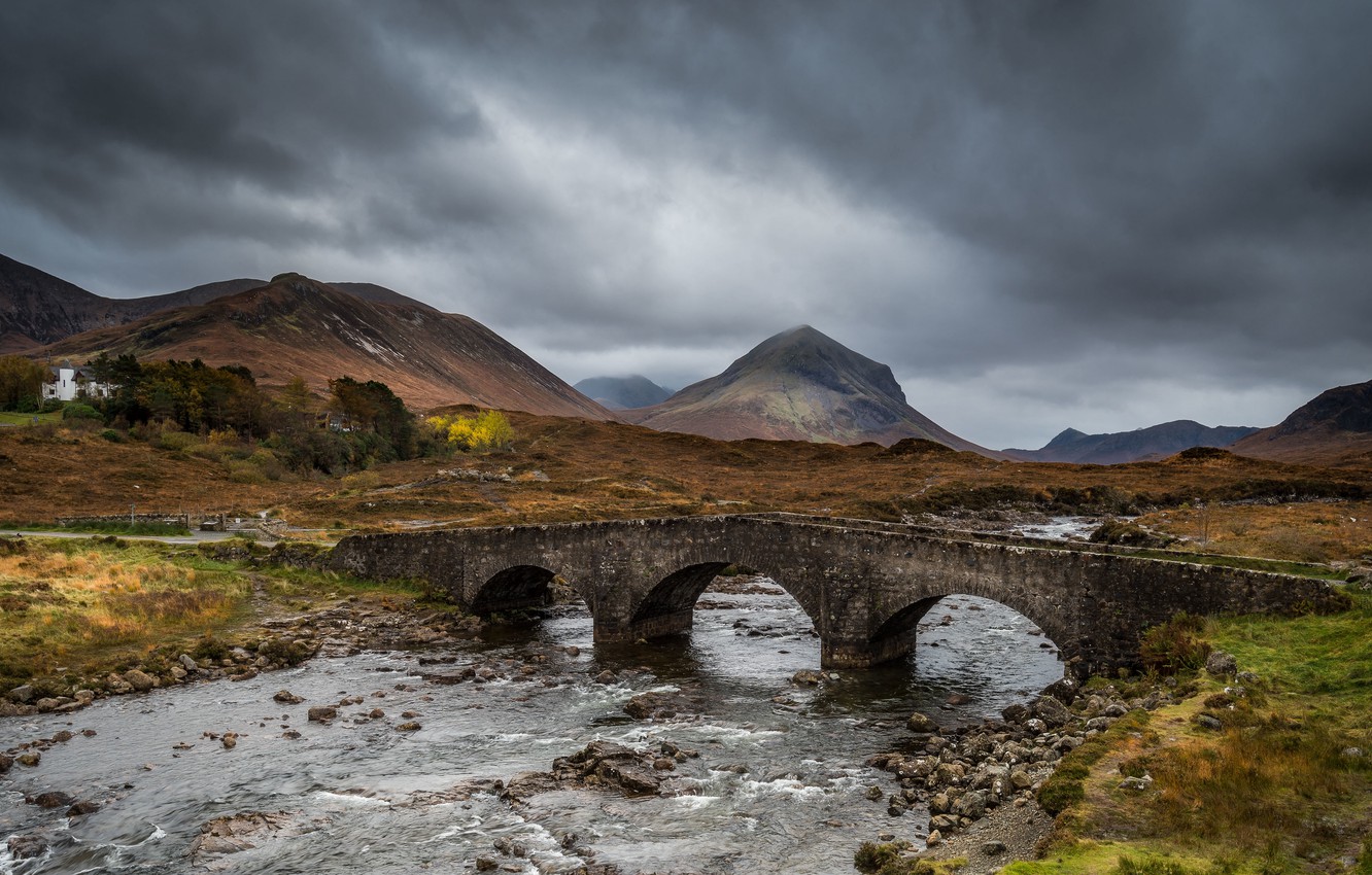 River Iceland Mountains Wallpapers