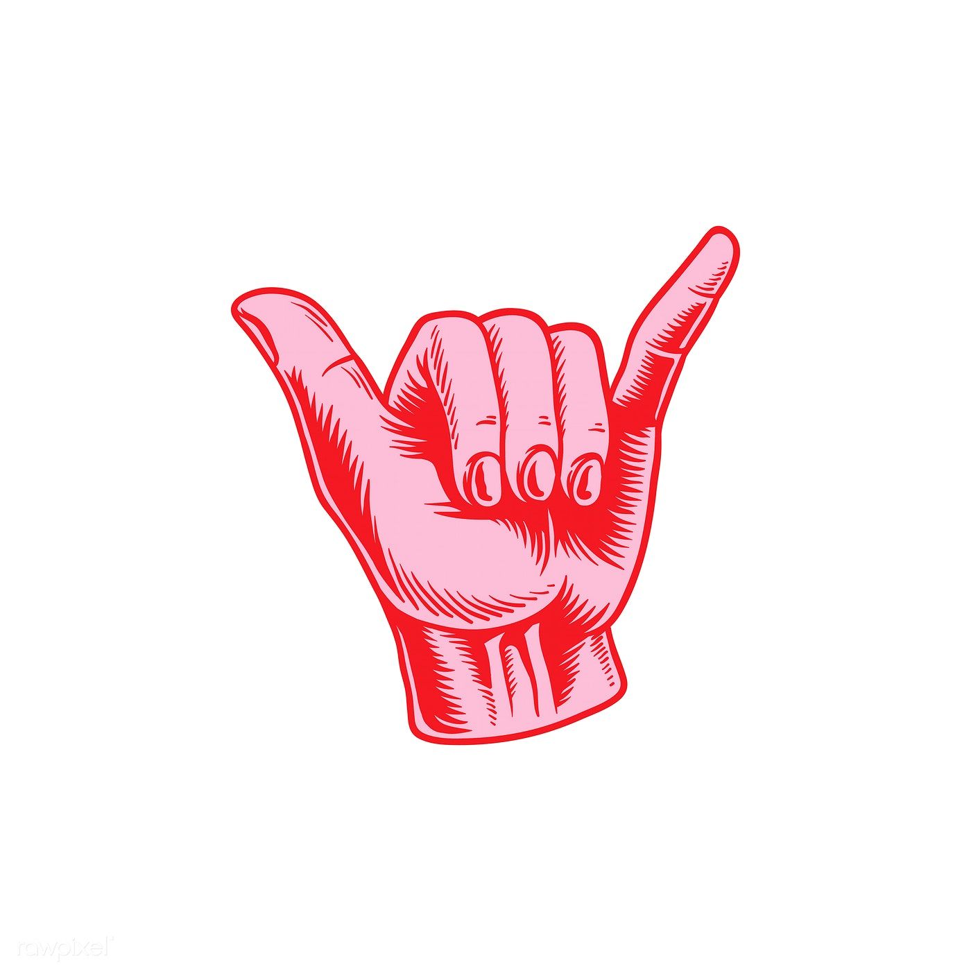 Rock And Roll Hand Gesture Minimal Wallpapers