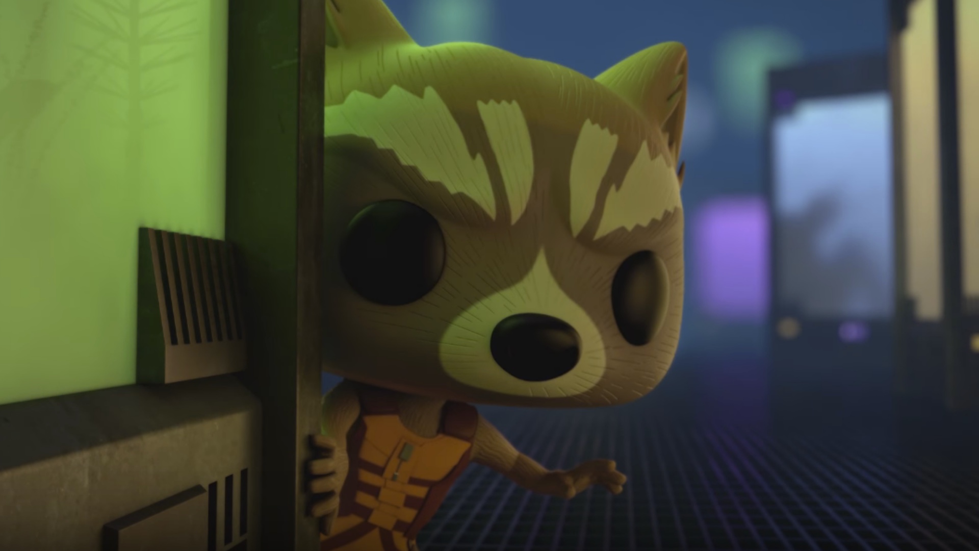 Rocket And Baby Groot Bait And Switch Wallpapers