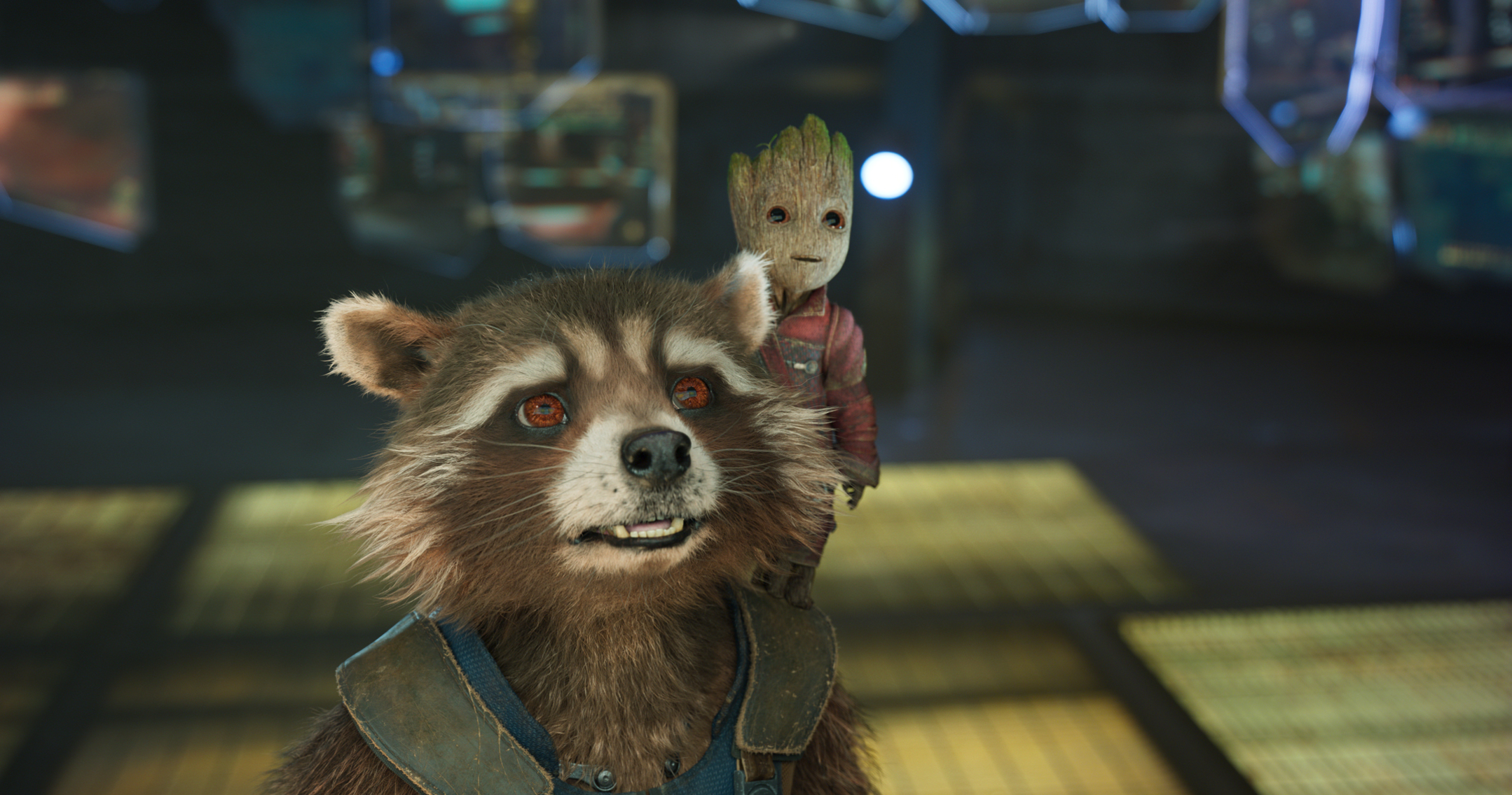 Rocket And Baby Groot Bait And Switch Wallpapers