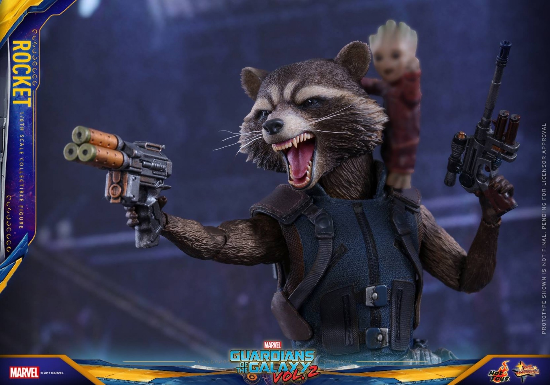 Rocket And Baby Groot Bait And Switch Wallpapers