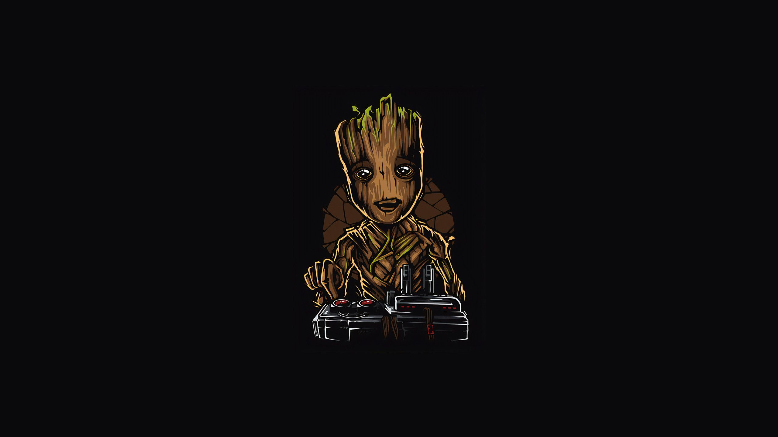 Rocket And Baby Groot Bait And Switch Wallpapers