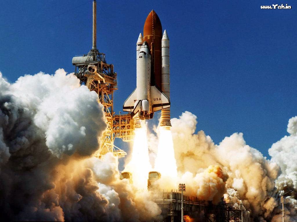 Rocket In Space Wallpapers