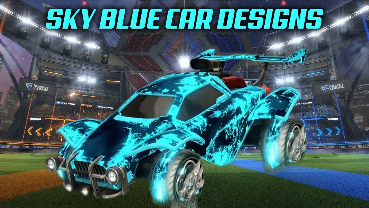 Rocket League Blueistic Vehicle Wallpapers