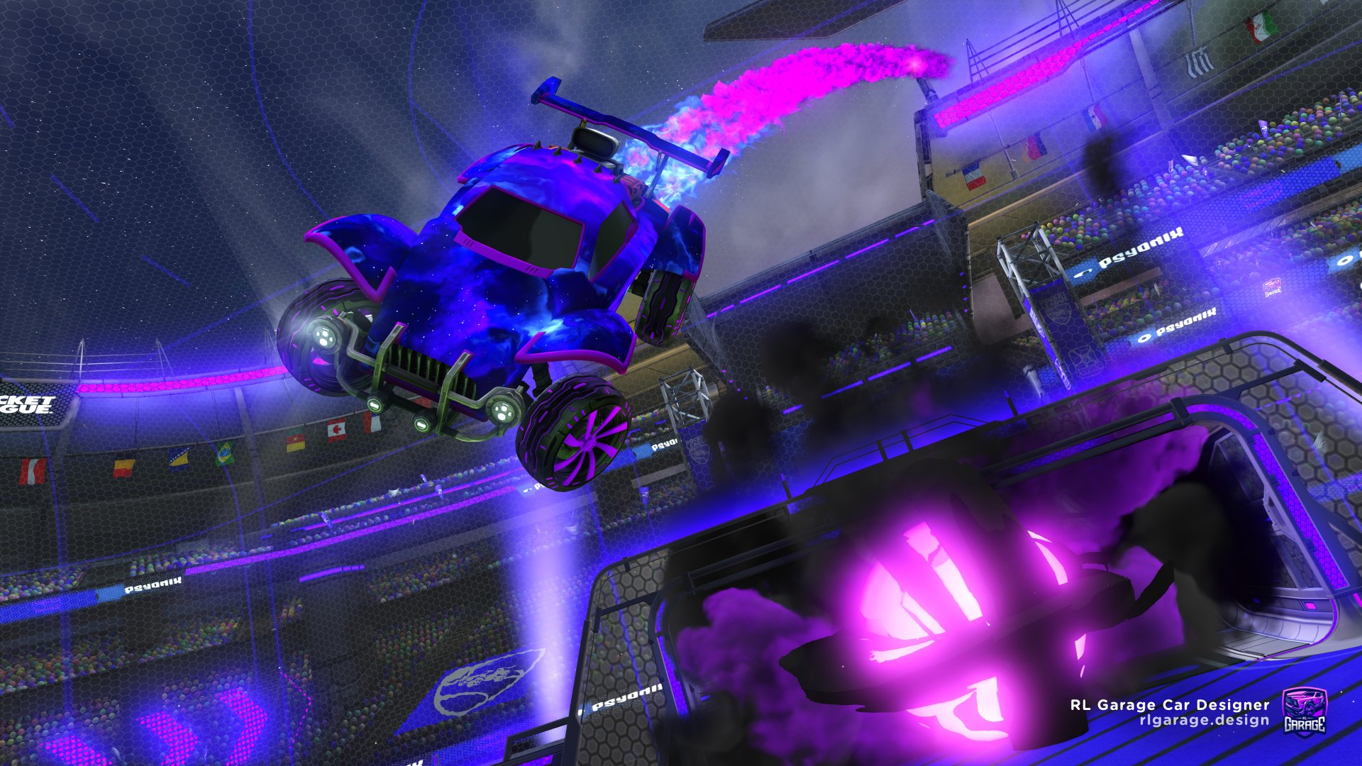 Rocket League Blueistic Vehicle Wallpapers