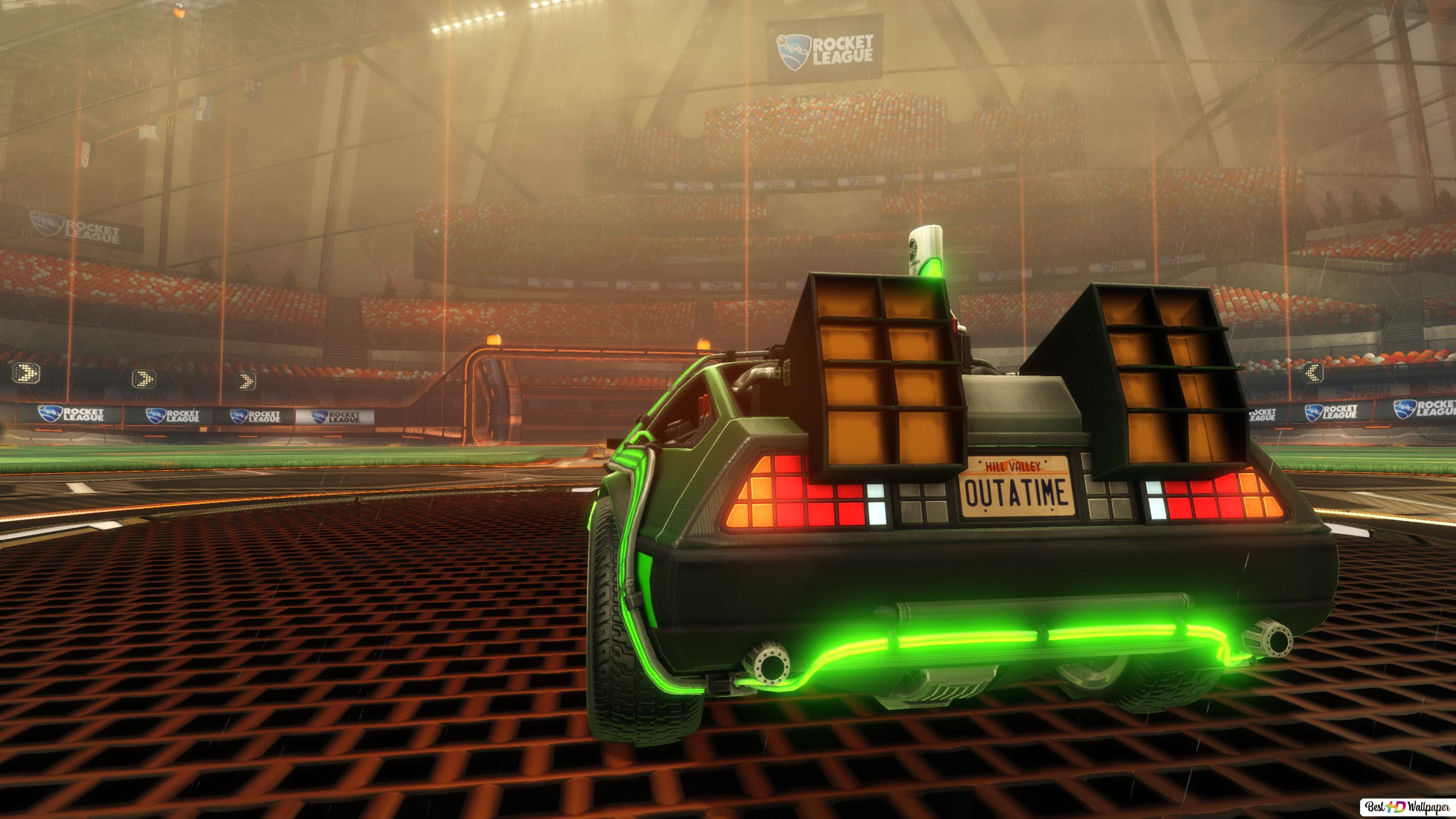 Rocket League Green Car Wallpapers