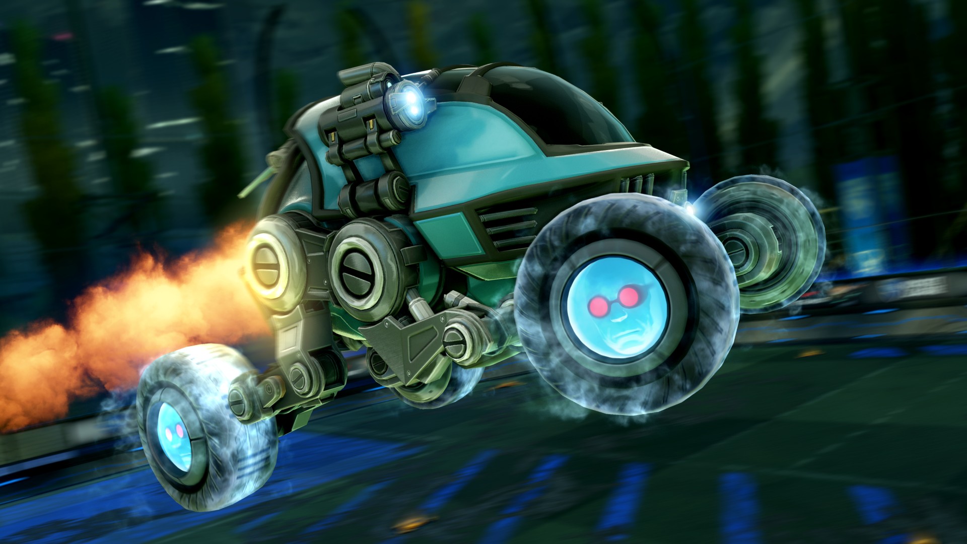 Rocket League Green Car Wallpapers