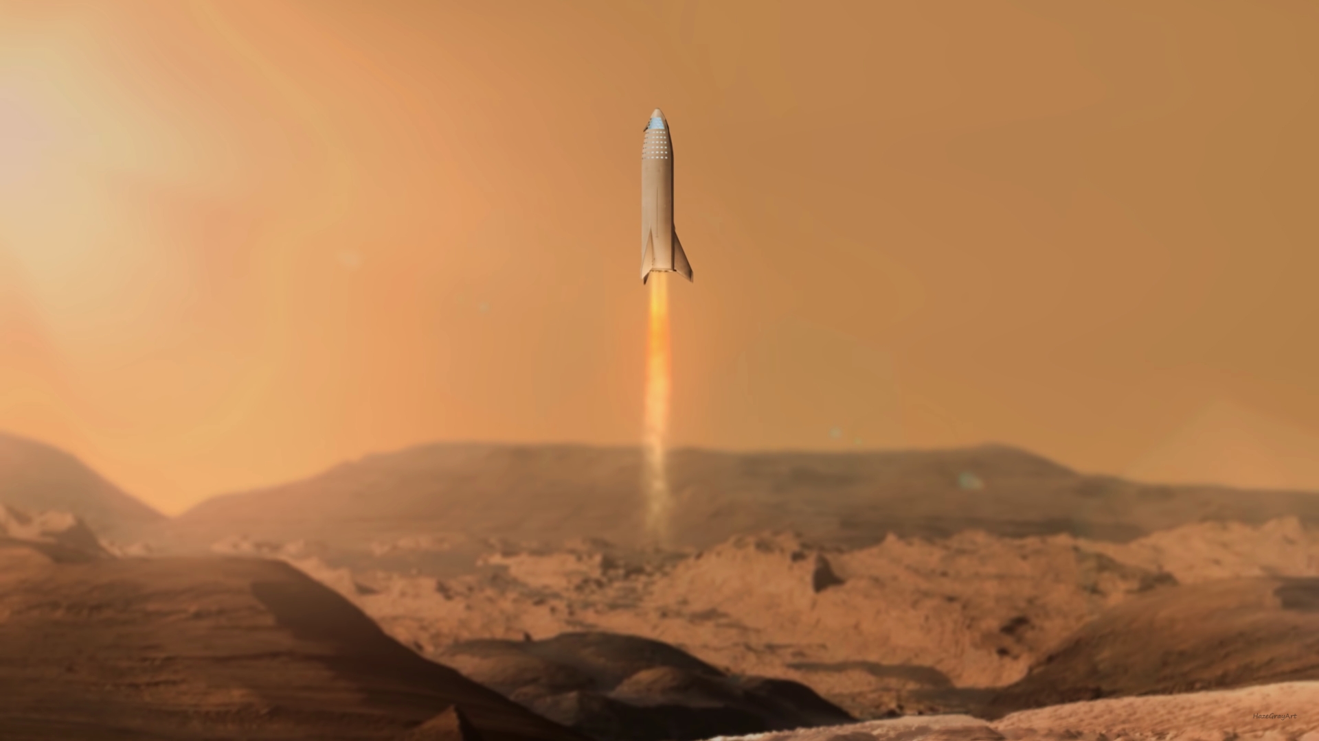 Rocket To Mars Wallpapers