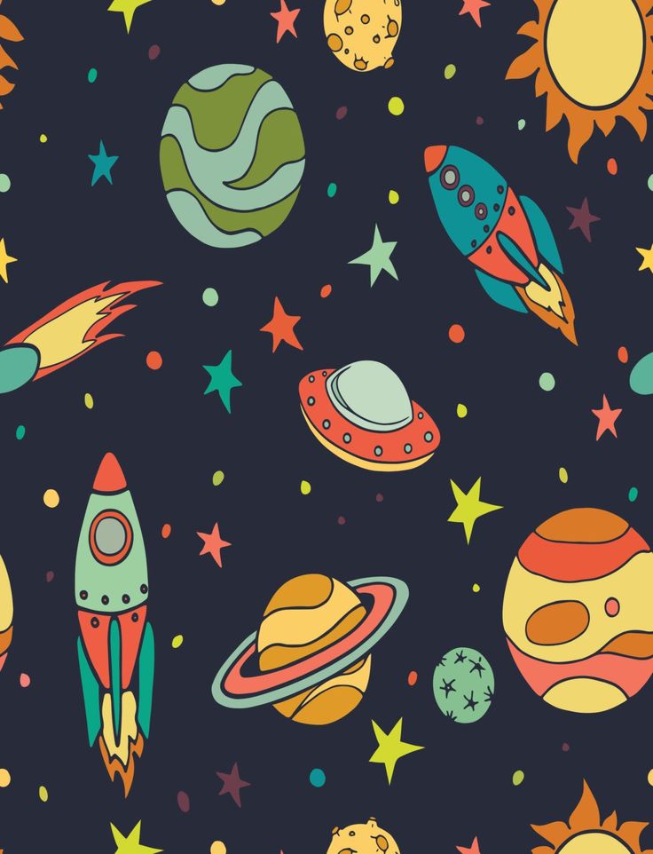 Rocketship Illustration Wallpapers