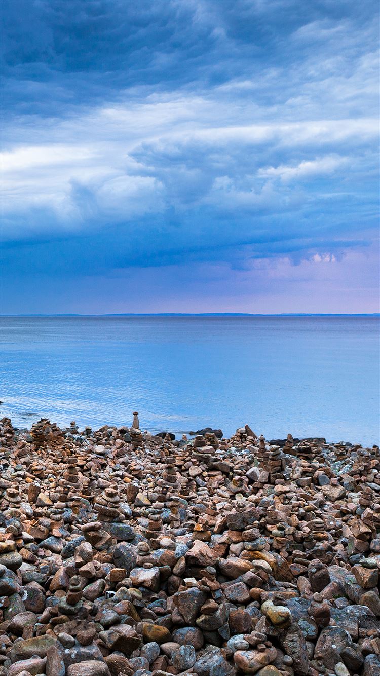 Rocks Stones Sea Sky Wallpapers