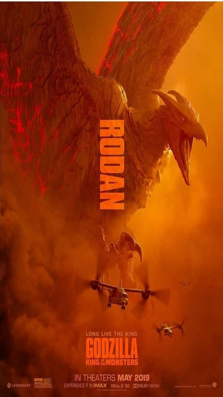 Rodan In Godzilla King Of The Monsters 4K 8K Wallpapers