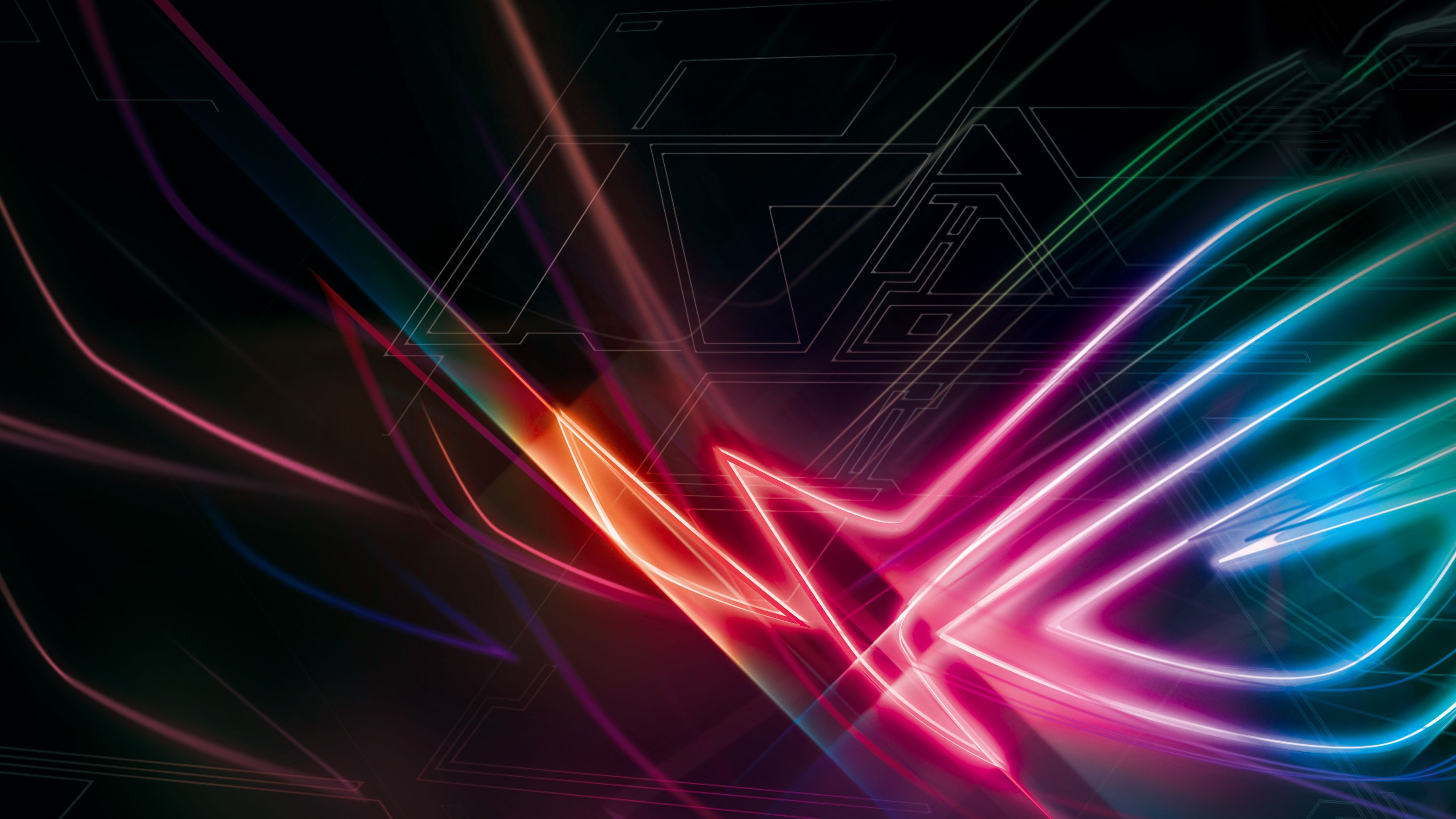 Rog Asus Tech Logo 4K Wallpapers